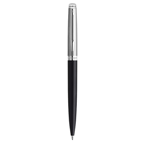 Stylo à bille Waterman mine moyenne noire pour écrire sans taches ni fatigue