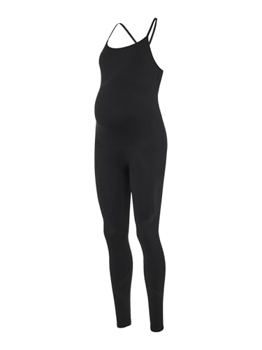 MAMALICIOUS kvinnlig jumpsuit mamma-jumpsuit, svart, M-L