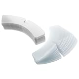 Roleader 100pcs Plastic Collar Stays for Shirts with Invisible Design and Portable Size Collar Tab Inserts for Dress Shirt Support