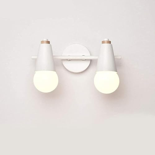 Luminaire de vanité moderne avec 2 lampes pour miroir de salle de bain