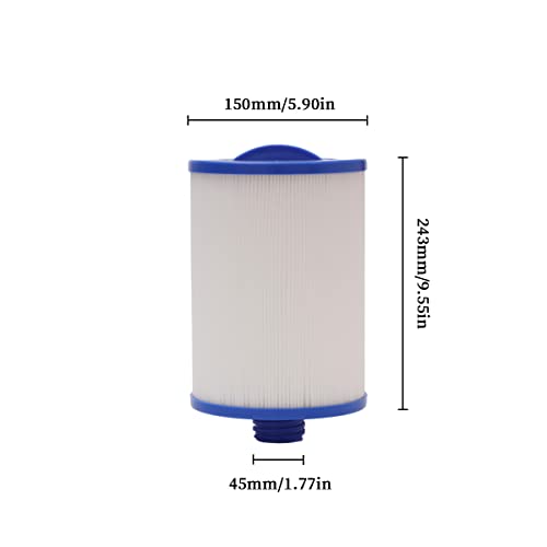 ZAYMDO Spa Filter for Hot Tub 2Pcs Spa Filter Cartridge Pool Filter Replacement for Pleatco PWW50, Unicel 6CH-940 - Image 2