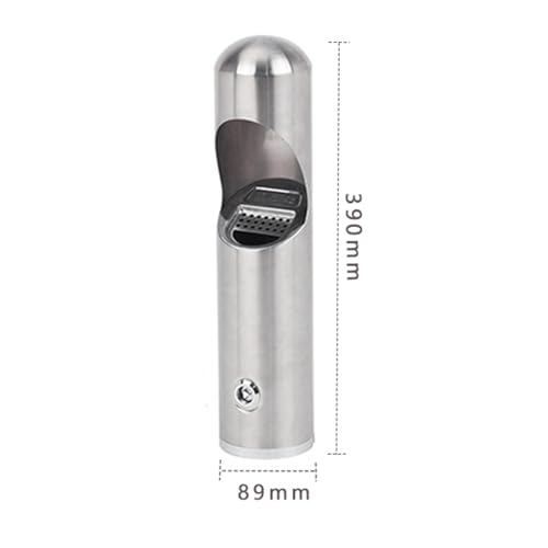Cendrier d'extérieur en acier inoxydable idéal pour aménager vos terrasses de café et balcons - 2