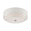 Livex Lighting Meridian 4 Light Semi-Flush in Brushed Nickel (51085-91) #2