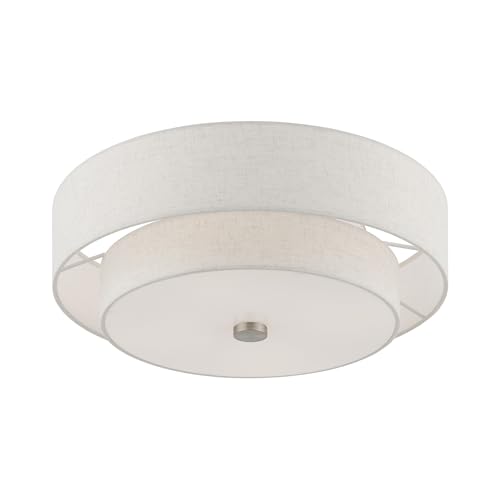 Image of Livex Lighting 51085-91 4-Light Fixture, Brushed Nickel