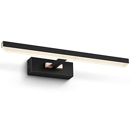 ZJFHEYUO Lámpara LED de Pared para Espejo de baño, iluminación Ajustable de Metal para Mueble de Maquillaje, Moderna lámpara para Espejo de tocador, Marco para Cuadros de interio