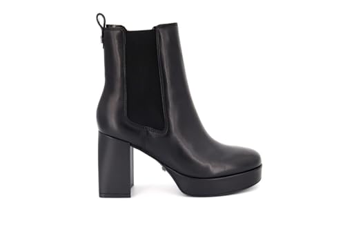 Bottines plateforme Wiley GUESS jeans femme chaussure talon haut compensé