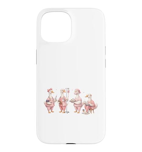 Whimsical Goose ��Ã`�[�� �w���X�P�A�N���[�B �X�}�z�P�[�X iPhone 15 �p