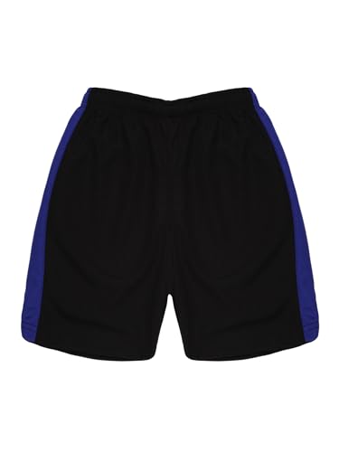 Image of Pack 2 Polyester Sports Shorts for Boys & Girls with Zipper Pockets