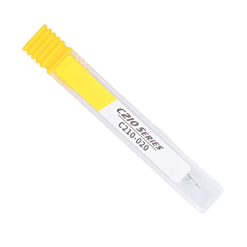 Image of Tyenaza C210 Soldering Iron, Soldering Iron Tip Metal Welding Head Replacement Solder Rework Station Accessories for JBC 210(C210-020 Straight Point)