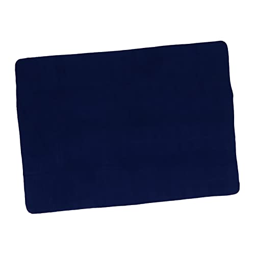 Hemobllo Solid Color Polar Fleece Sleeping Blanket for Outdoor Camping Lightweight Cozy Throw Blanket for Indoor Use Breathable Warmth for Chilly Weather for Travel and Naps