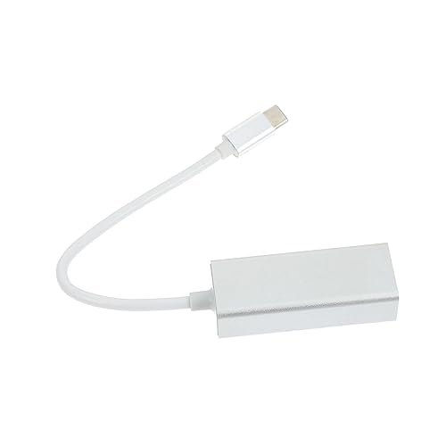 NUOBESTY USB C LAN Network Adapter Mbps Ethernet Card Compact Driver Connection for Multiple Systems for Laptops and Tablets