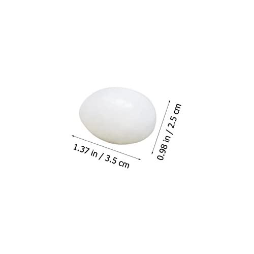 Huevos de paloma simulados COLLBATH 30 piezas de plástico para nidos 5