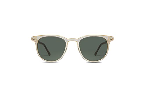 KOMONO Francis Metal Prosecco Unisex Rechteckige Cellulosepropionat-Sonnenbrille für Damen und Herren mit UV-Schutz und kratzfesten Gläsern