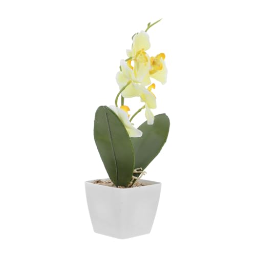 Holibanna Bonsái Phalaenopsis Simulado Orquídea Falsa Flor De Orquídea Artificial Orquídeas Artificiales Que Parecen Reales Flores De Orquídeas Artificiales Orquídeas Falsas El Plastico
