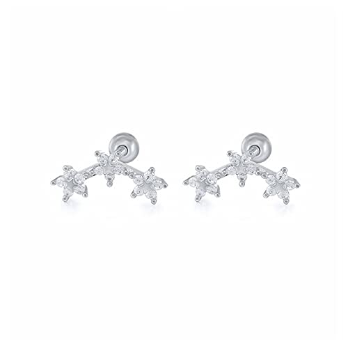 Boucles d'oreilles cartilage feuille fleur lune, le cadeau idéal pour elle