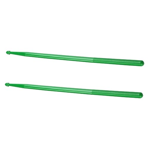1 par de baquetas con mango de nylon para batería jazz, accesorios ligeros para principiantes y profesionales