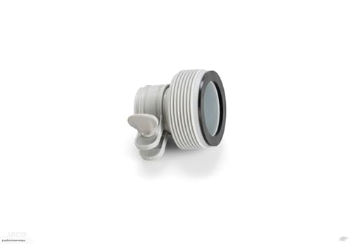 Intex - 2 adaptadores de racor para bomba de filtro de piscina, tubo 38-32, 10722, Bestway 58236