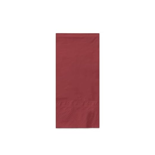 MANK Serviette in BORDEAUX aus 3-lagigem Tissue, 33 x 33 cm, 1/8 Falz, Premium Einmal-Servietten, 100er-Pack, Ideal für elegante Abendessen, Hochzeiten & Herbstfeste