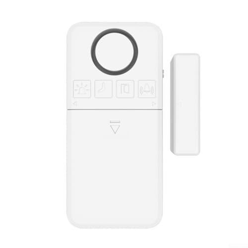 Détecteur d'alarme sans fil pour porte ouverte - 4 modes - Protection contre le cambriolage - Système d'alarme antivol en temps réel pour la maison, le magasin, la sécurité des enfants