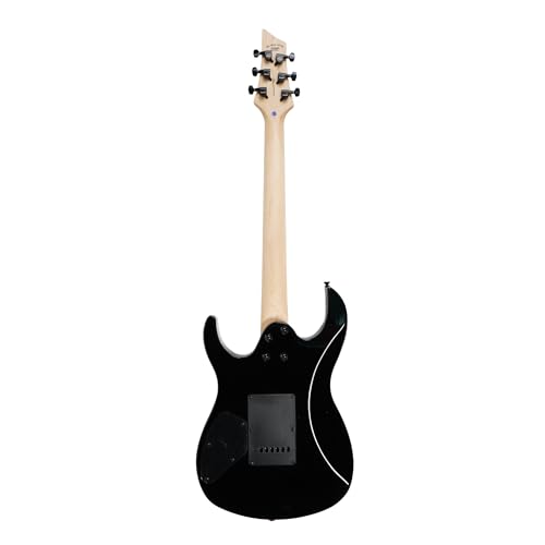 Image of SEIB370 Electric Guitar, HSH Pickups, Basswood Body, Rosewood Fingerboard (Black)