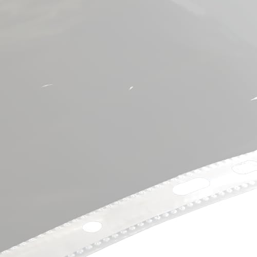 Idena 90373-50 Stück Klarsichthüllen A4 glasklar, Prospekthüllen aus Kunststoff 60µ, dokumentenecht, Klarsichtfolien mit Universallochung