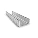 6061 Aluminum U-Channel, Unpolished (Mill) Finish, Extruded, T6 Temper, AMS QQ-A-200/ASTM B221, Equal Leg Length, Rounded Corners, 0.15