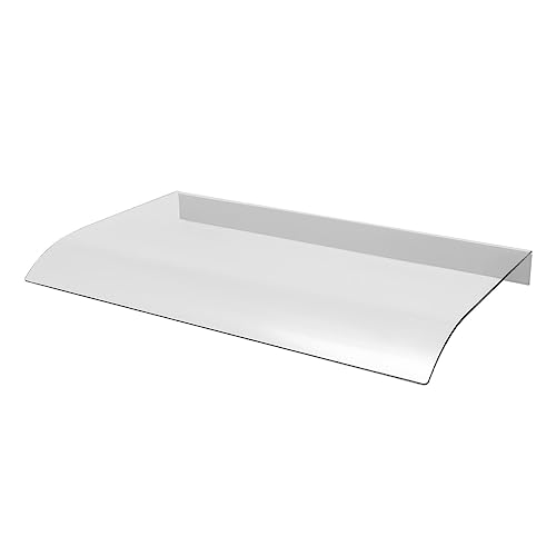 Awning Canopy,Clear Rain Shelter Cover,Window Awning Door Canopy, Patio Awning Canopy,Door Awning Polycarbonate Outdoor Entrance Awning for Front & Rear Doors Windows (Clear, 13.58 * 23.62')