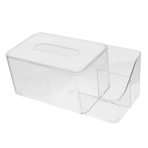 PRETYZOOM Tissue Box Holder for Home Office and Car Versatile Napkin Dispenser with Smooth Surface Easy to Clean Compact Design for Elegant Storage