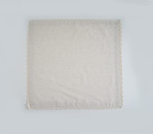 Image of FINGERCRAFT Bulk Cloth Napkins Set of 100 | 12x12 Inch Cotton Linen