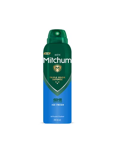 Mitchum Men Triple Odor Defense 48h Protection Deodorant Spray, 200ml