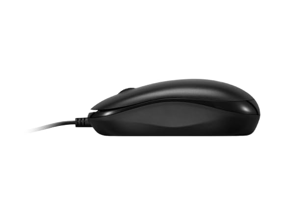 Image of Lenovo USB-A Wired Mouse, High Resolution 1600 DPI, 1.5 m USB-A Cable, Upto 3 Million Click Life, 2-Way Scroll Wheel (up /Down), Red Optical Sensor, 0.093Kg, 4Y51U02456, 1Y Warranty