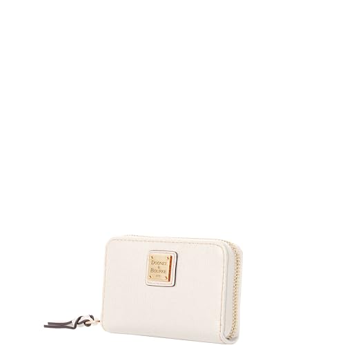 Dooney & Bourke Wallet, Saffiano Large Zip Around Credit Card Case | Ecru2