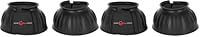 Kerbl 3211614 Springglocken Gummi, paarweise Klettver, schwarz, Gr. XFull (Packung mit 2)