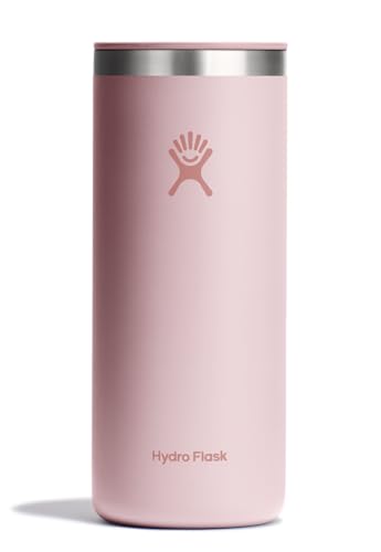 Hydro Flask Travel Coffee Cup – Insulated Stainless Steel, Non-Spill, Leak Resistant to-Go Tumbler 20 Oz Trillium Pink
