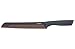 Messe mit günstig Kaufen-Tefal K12218 Fresh Kitchen Brotmesser 20 cm | Klinge aus Edelstahl mit titanverstärkter Antihaftbeschichtung | ergonomischer Griff | inkl. farbiger Schutzhülle | spülmaschinenfest | Schwarz/Braun