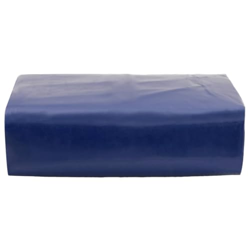 vidaXL Abdeckplane, Plane Abdeckung Reißfest Wasserfest, Schutzplane UV-Beständig Schimmelbeständig, Schutzhülle Zeltplane, Blau 5x6m 650 g/m²