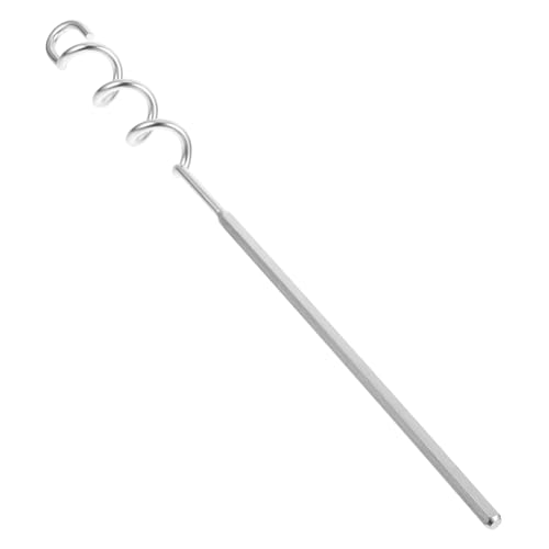 KAILIKETIY ステンレス製和面?拌器 非粘着面粉棒 手動卵スピナー 多機能キッチンツール 粉と卵混合用 長持ち調理器具