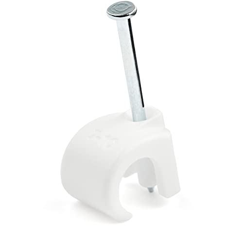StarTech.com Cable Management, White, Large | 1 Steel Nail - Image 2