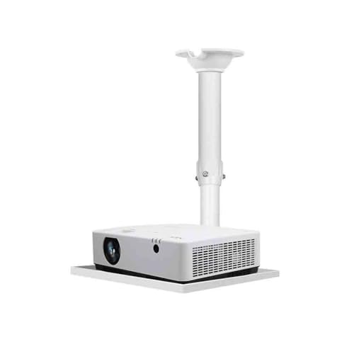 Soporte telescópico blanco para proyector doméstico, soporte portátil para conferencias, oficinas y entrenamientos miniatura 1