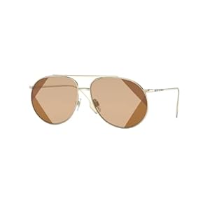 BURBERRY Alice BE3138 Metal Aviator Sunglasses for Women + BUNDLE With Designer iWear Eyewear Kit