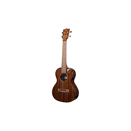 Kala Scallop Cutaway Mahogany ukulele tenore con custodia rigida