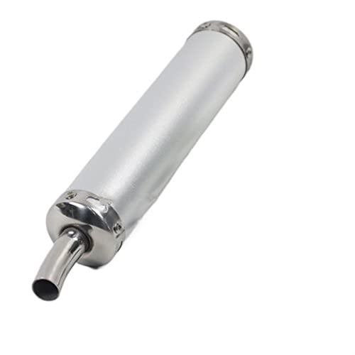 Tuyau d'échappement moto universel silencieux pitbike 60mm tube acier inox scooter de rue
