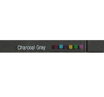 AccuColor 100% silicone Charcoal Gray