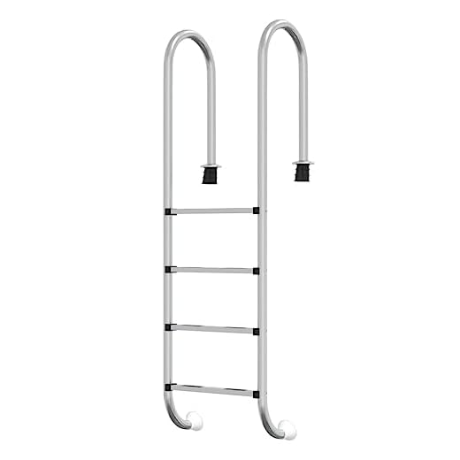 Vidaxl Escalera Para Piscina Acero Inoxidable 304 54X38X184,5 Cm