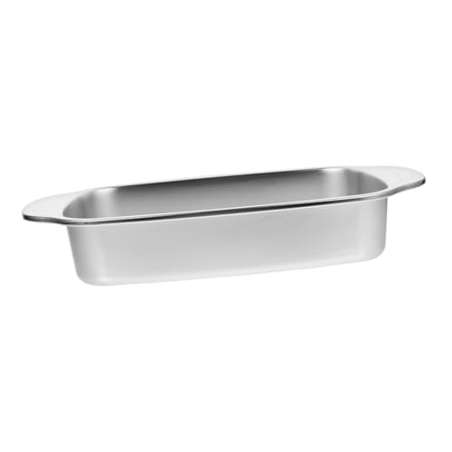 Garneck Stainless Steel Rectangular Roast Pan for Induction Cookers Large Non-Overflow Seafood and Lobster Baking Tray Kitchen Roaster for Home and Commercial Use
