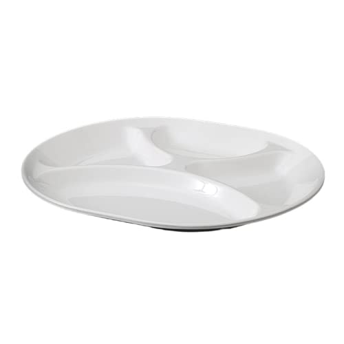 6 Piece Fondue Plates Set in White with 12 Fondue Forks