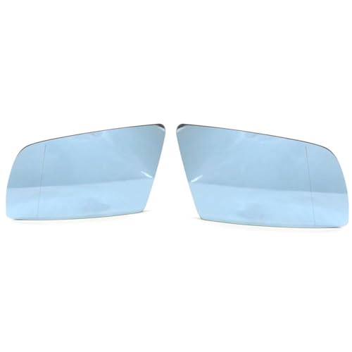 Glace rétroviseur pour E60 E61 angle mort dégivrant gauche droite bleu