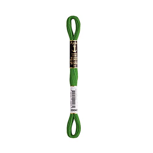 Linha Para Bordar, Anchor Mouline, Coats Corrente, Cor 00239, 6 fios, Meada de 8 Metros