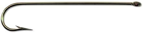 Mustad 3261D Classic Cricket 4 Extra Long Shank Hook (100-Pack), Bronze, Size 8 by Mustad