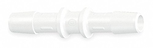 Eldon James Barbed Straight Coupler, Polypropylene, 3/16